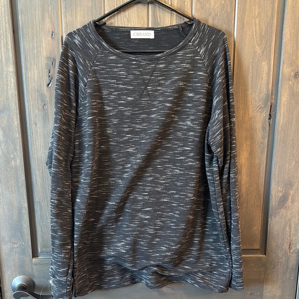 Cbrand Black and Gray Long Sleeve Shirt